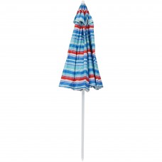 Sunnydaze 6-Foot Beach Umbrella with UV Protection and Tilt - Color Options   